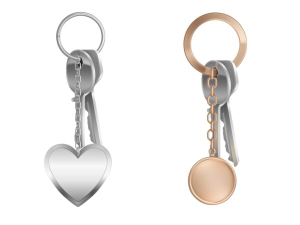 Custom Engraved Stainless Steel Keychain