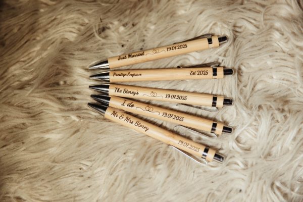 WhatsApp Image 2025-08-20 at 15.58.54_5697da95 Personalised Bamboo Wedding Pen – "Just Married" Engraved Gift for Couples